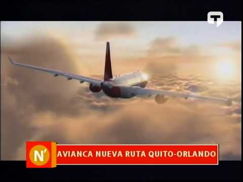 Avianca nueva ruta Quito Orlando