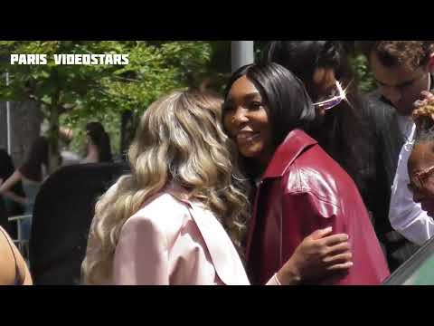 Serena with Venus Williams together @ Milan Fashion Week 17 june 2024 show Gucci