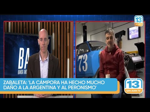 Zabaleta: 'La Cámpora ha hecho mucho daño a la Argentina y al peronismo'