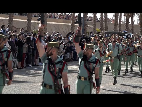 La Legión desembarca en Málaga para acompañar al Cristo de Mena en el Jueves Santo