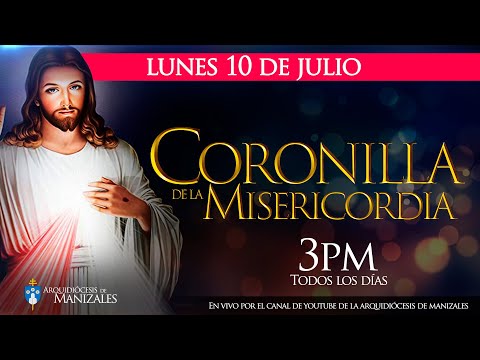 Coronilla de la Divina Misericordia de hoy lunes 10 de julio y Santa Misa de hoy P. Luis Armando.