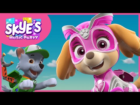 The Mighty Powerful Super Pups - Skye's Music Party - PAW Patrol Music Cartoons for Kids