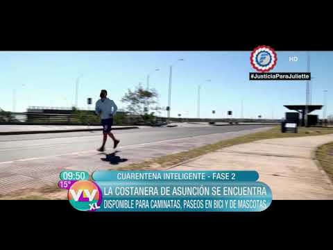 La costanera de Asunción ya se encuentra habilitada para caminatas y paseos en bici o mascotas.