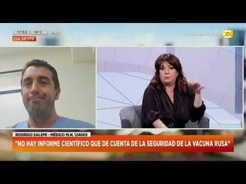 Rodrigo Salemi, el primer medico argentino en probar la vacuna contra el coronavirus en Hoy Nos Toca