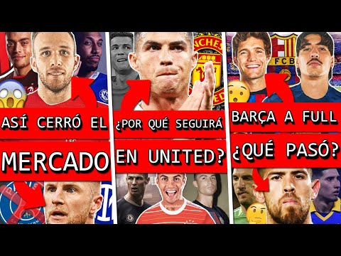 Así CERRÓ el MERCADO de PASES+ ¿Qué pasó con CRISTIANO?+ BARÇA enloqueció+ PSG no pudo FICHAR+ ROSSI