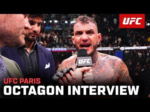 Renato Moicano Octagon Interview | UFC Paris