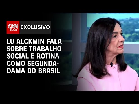 Lu Alckmin fala sobre trabalho social e rotina como segunda-dama do Brasil | CNN ENTREVISTAS