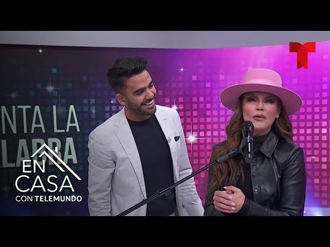 Olga Tañón demuestra su conocimiento musical en Canta la Palabra