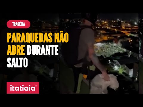 PARAQUEDAS NÃO ABRE E SALTADOR FILMA MORTE AO PULAR DO 29º ANDAR