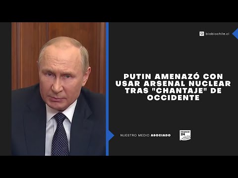 Putin amenazó con usar arsenal nuclear tras chantaje de Occidente