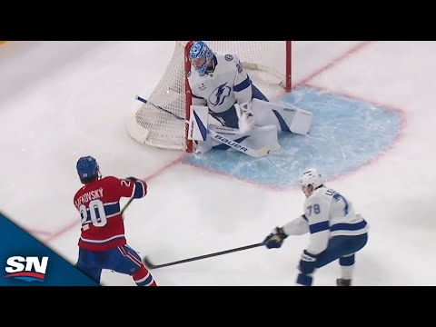Canadiens Juraj Slafkovsky Shows Off Accuracy With Perfect Snipe From Ridiculous Angle