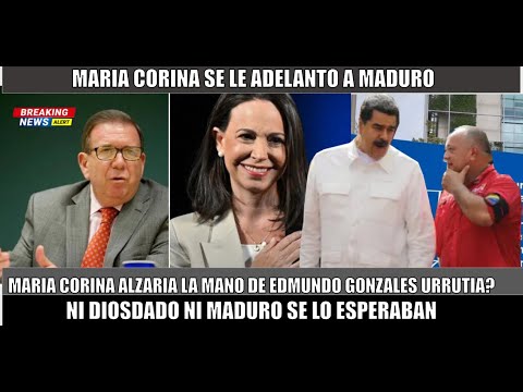 URGENTE! Maria Corina le JUGO ADELANTADO a Maduro con Edmundo Gonza?lez Urrutia de la MUD