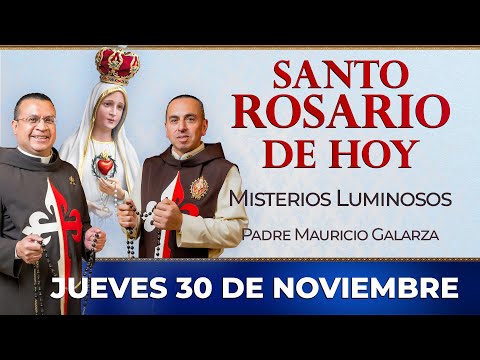 Santo Rosario de Hoy | Jueves 30 de Noviembre - Misterios Luminosos #rosario