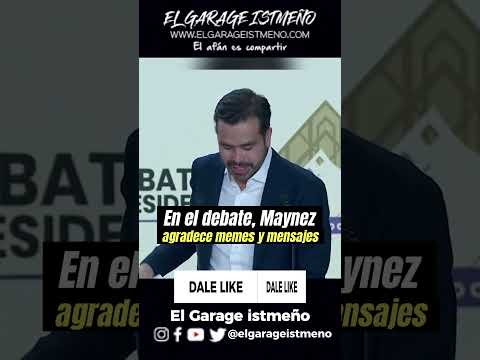 Durante el segundo debate, Jorge Maynez agradeció memes y mensajes