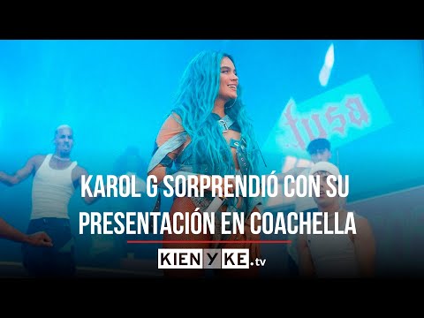 Karol G rinde homenaje a Shakira en Coachella
