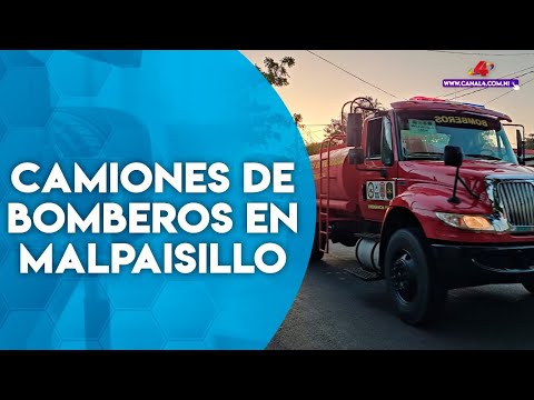 Bomberos Unidos envían camiones para nueva estación en Malpaisillo