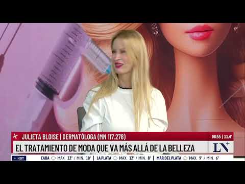 Barbie botox, un tratamiento para estilizar el cuello; Julieta Bloise, dermatóloga en +Mañana