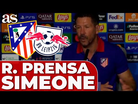 SIMEONE, RUEDA DE PRENSA COMPLETA | Previa ATLÉTICO DE MADRID vs. RB LEIPZIG de CHAMPIONS LEAGUE