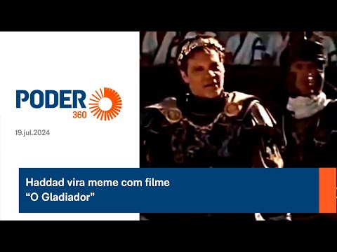 Haddad vira meme com filme “O Gladiador”