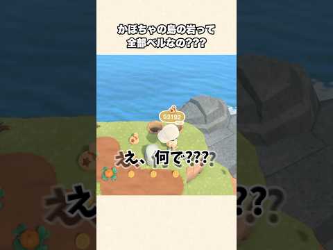 【あつ森】え！？ベル島じゃ無いのにベルが出まくる事件w【あつまれどうぶつの森】#shorts #あつ森