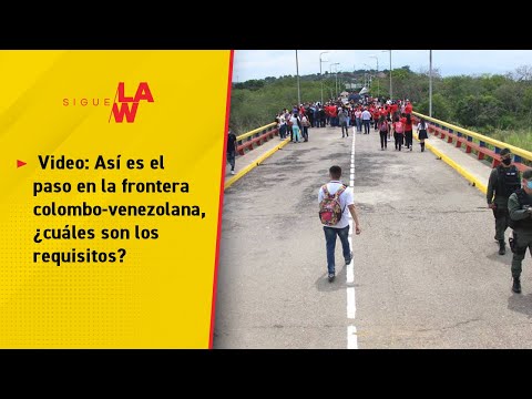 Video: Así es el paso en la frontera colombo-venezolana, ¿cuáles son los requisitos?
