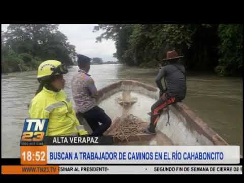 Buscan a hombre arrastrado por río Cahaboncito