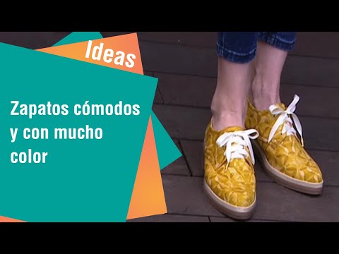 Zapatos cómodos y con mucho color | Ideas