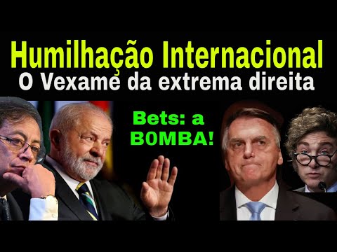 CENAS INCRÍVEIS! DIREITA E PSICOPATA ARGENTINO APANHAM NA ONU!  BETS: CRIME EXPOST0! LIMA: ACABOU?