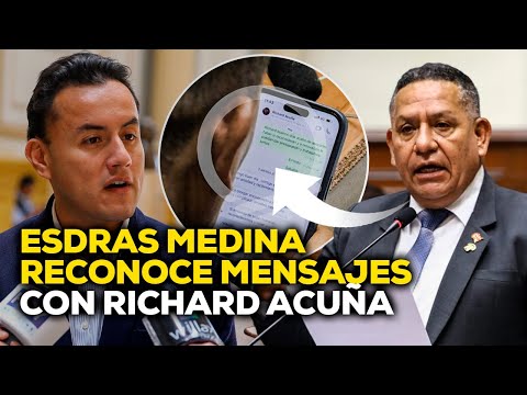 Esdras Medina reconoció mensajes a Acuña durante votación a Mesa Directiva #ROTATIVARPP | Entrevista