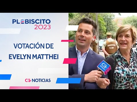SE HA MENTIDO MUCHO: Evelyn Matthei defendió el A favor camino a votar - Plebiscito 2023