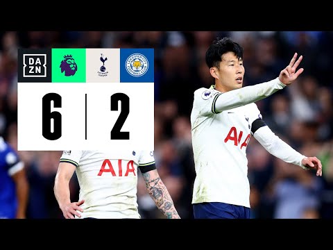 Tottenham vs Leicester (6-2) | Resumen y goles | Highlights Premier League