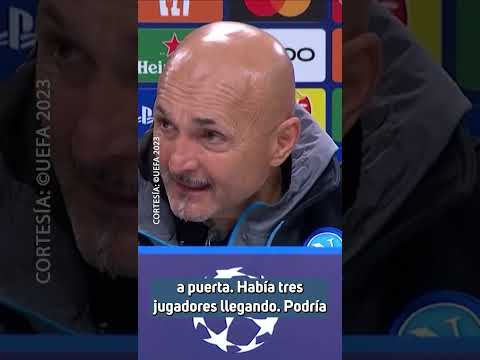 Los ELOGIOS de Luciano Spalletti para Hirving Chucky Lozano y su ACTUACIO?N ante Frankfurt #Shorts