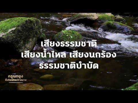 เสียงธรรมชาติ|เสียงน้ำไหล|