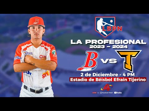 Indios del Bóer VS Tigres de Chinandega - Liga de Béisbol Profesional Nacional (LBPN) – 2023 - 2024