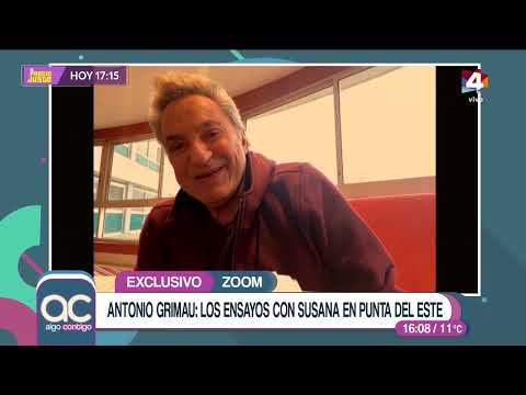 Algo Contigo - Antonio Grimau antes de debutar con Susana Giménez en Uruguay
