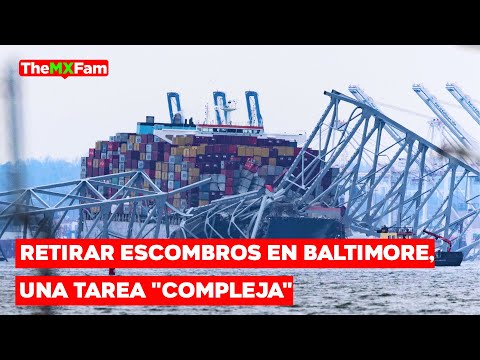 Despejar Escombros Para Reabrir el Puerto de Baltimore, Una Tarea Compleja | TheMXFam