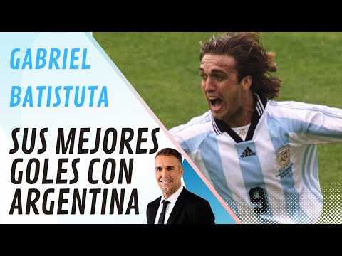 GABRIEL BATISTUTA  Los mejores goles de “Batigol” en la  SELECCIÓN ARGENTINA