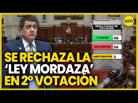 'Ley Mordaza' es rechazada por el Pleno del Congreso en la segunda votación
