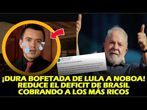 ¡DURA BOFETADA DE LULA A NOBOA! REDUCE EL DÉFICIT DE BRASIL COBRANDO A LOS MÁS RICOS