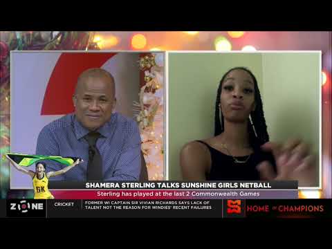 Shamera Sterling talks Sunshine Girls Netball, Sterling played at the 2019 Netball World Cup