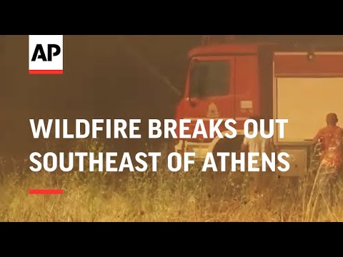 New wildfire breaks out southeast of Athens