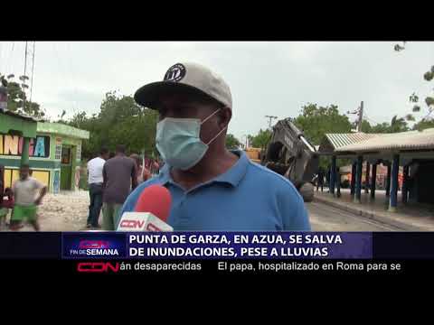 Punta de Garza, Azua, se salva de inundaciones pese a lluvias