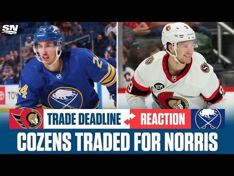 Dylan Cozens Traded To Ottawa | NHL Trade Deadline Reaction
