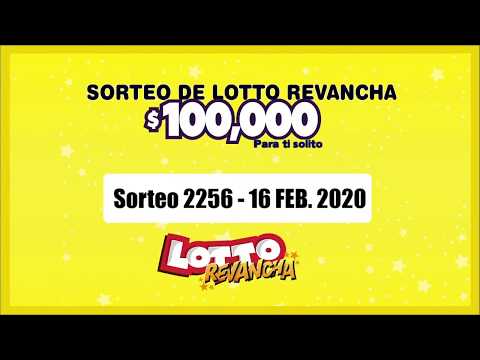 Sorteo Lotto 2256 16-FEB-2020