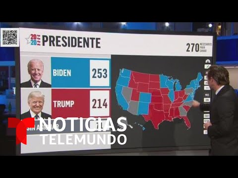 Este es el balance del conteo de votos en los estados clave | Noticias Telemundo