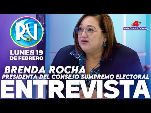 Magistrada presidenta del CSE, Brenda Rocha en la Revista En Vivo – 19 de febrero del 2024