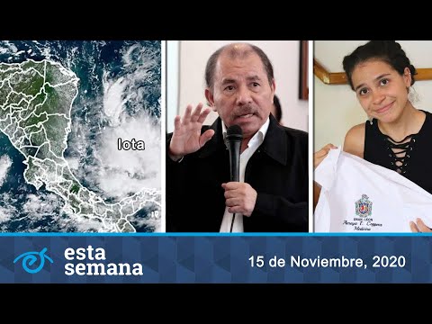 ? Amenaza del huracán Iota en Nicaragua; Las leyes punitivas de Ortega; Entrevista con Amaya Coppens