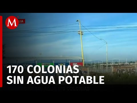 Morelia enfrenta crisis de agua potable tras colapso de planta