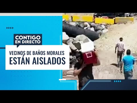 TOTALMENTE AISLADOS: Vecinos de Baños Morales preocupados por emergencia - Contigo en Directo