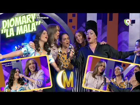 Diomary La Mala y las chicas de Esta Noche Mariasela cantan un popurrí lleno de éxitos